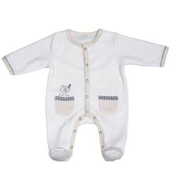 Bébé-Pyjama, surpyjama-Pyjama bébé à manches longues en velours - timouki