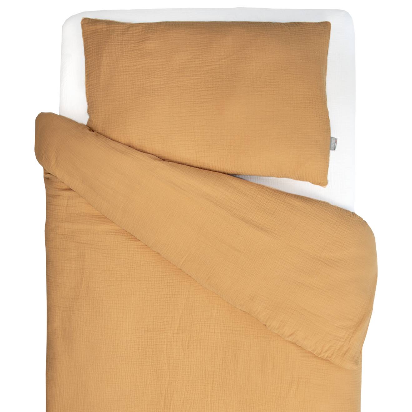 Parure De Lit Housse De Couette Et Taie D'oreiller Jeanne Camel