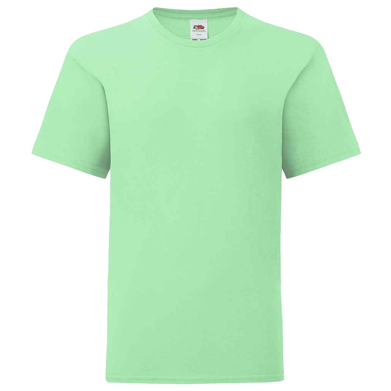 T-shirt Coton Peigné Et Filé À L'anneau Iconic Vert Pâle