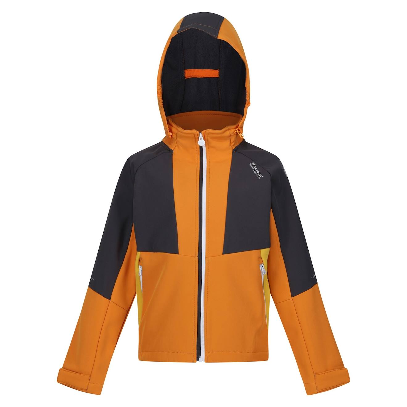 Veste Softshell Polyester Haydenbury Orange / Gris Phoque