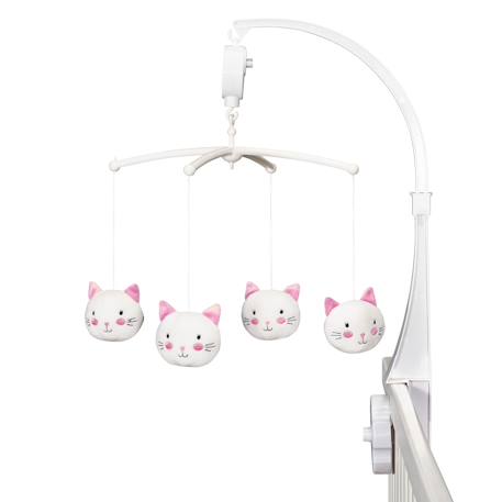Baby Price - Mobile Musical Bébé En Polyester - Chapaillettes Blanc