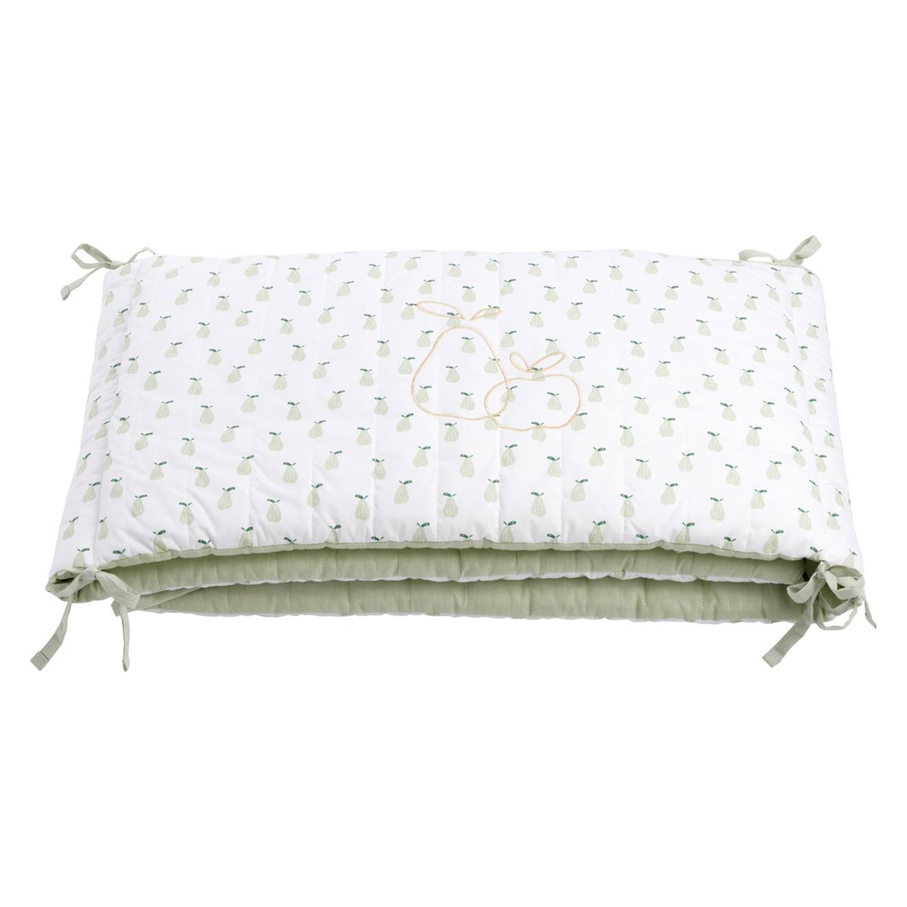 Tour De Lit En Coton - Botanica Vert Tilleul (Sauthon) - Couverture