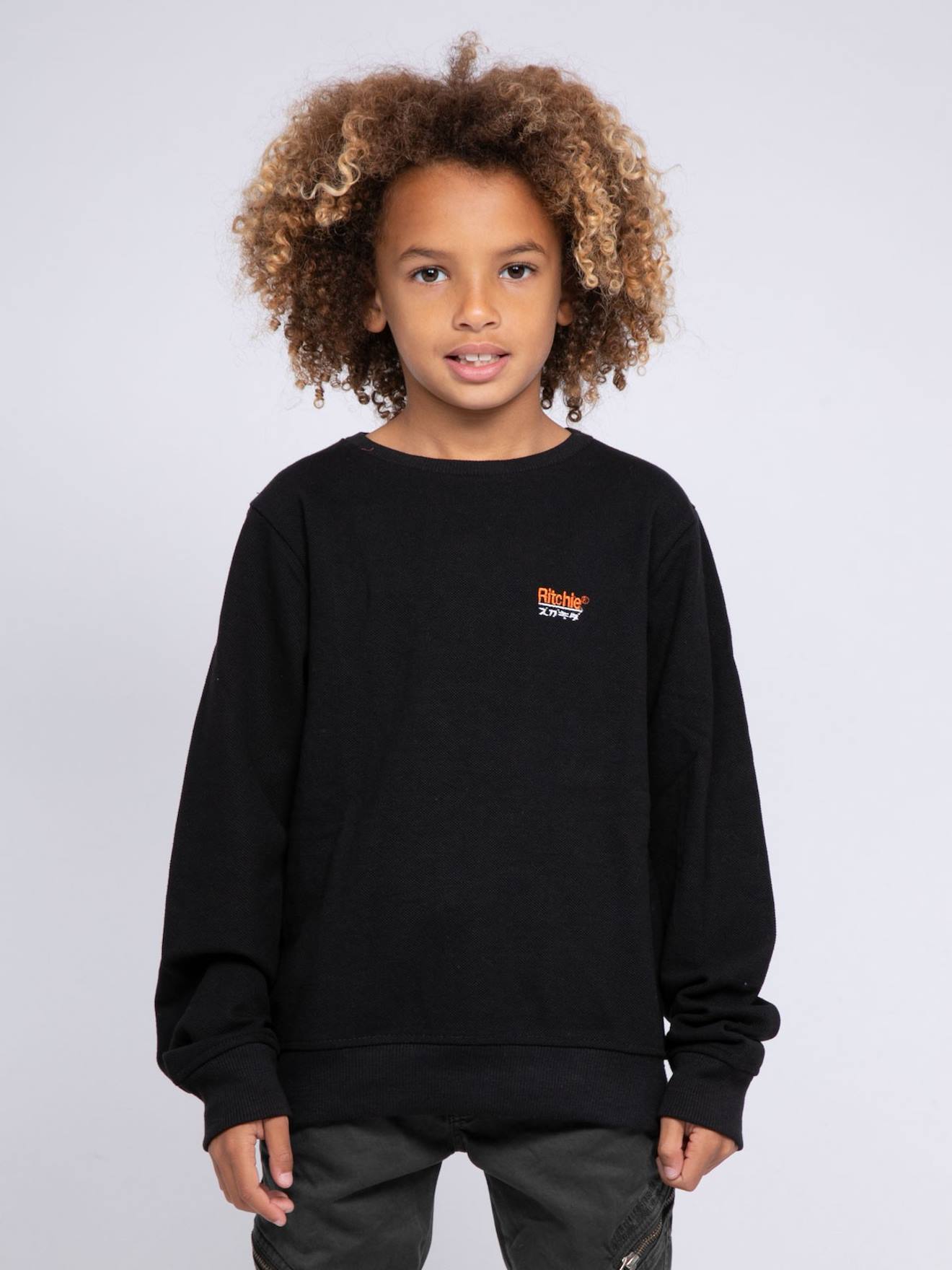 Sweat Col Rond Wanger Boy Noir