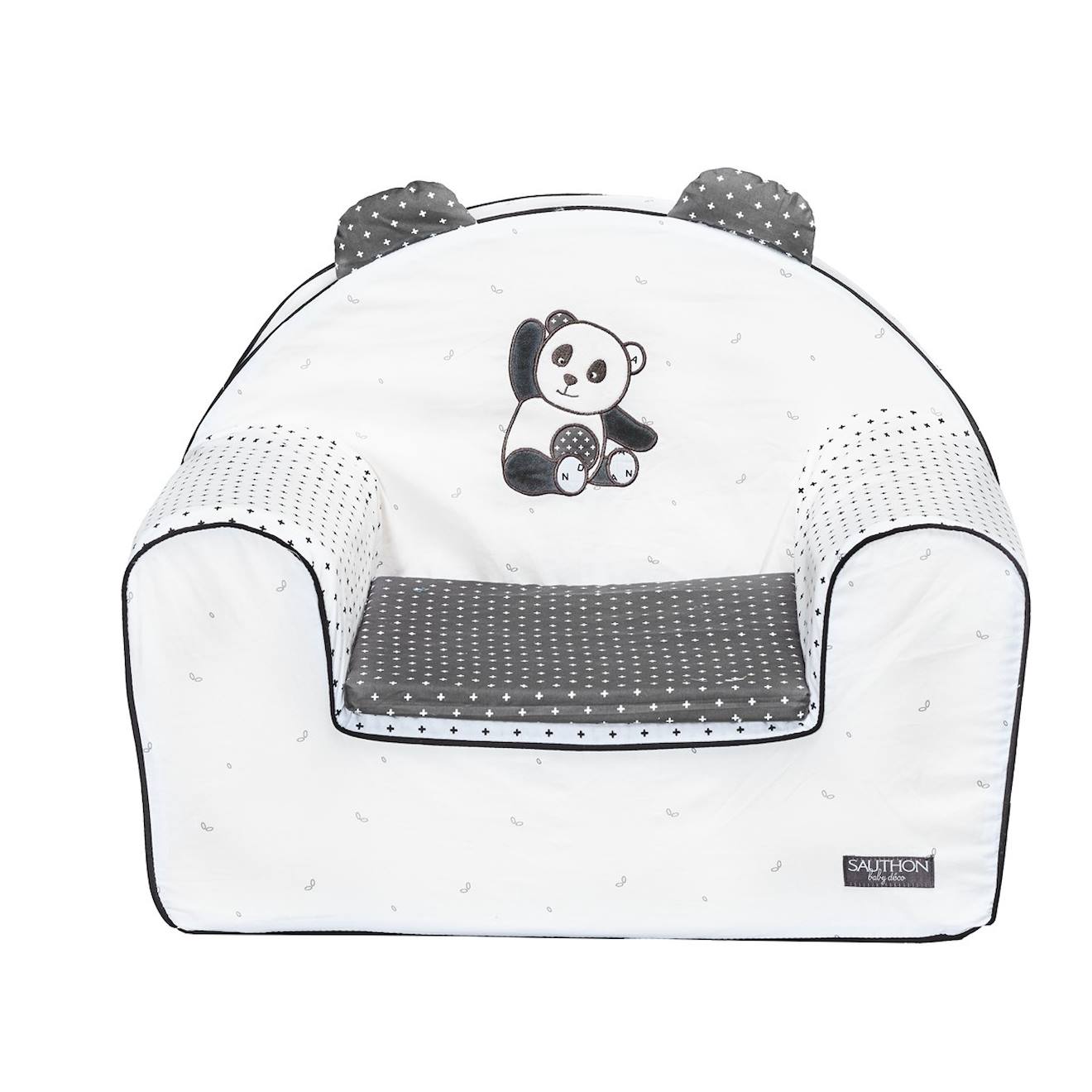 Fauteuil Club En Coton Blanc