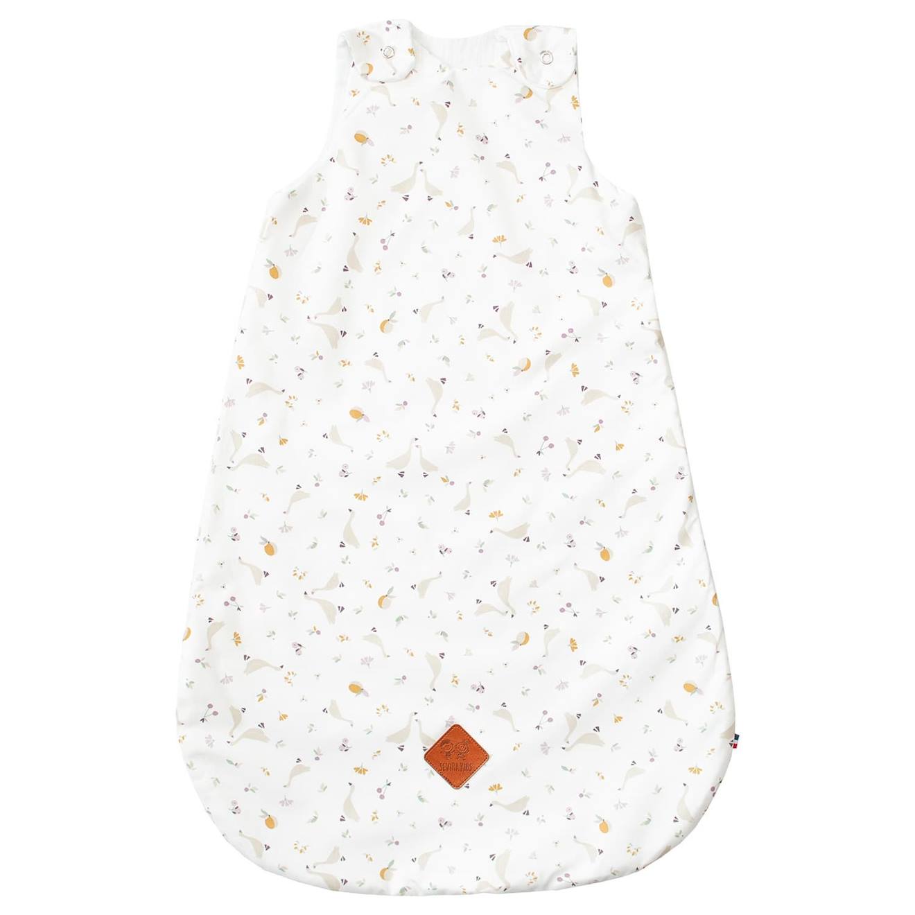 Gigoteuse D'été Tog 0,5 En Coton Sidonia Blanc Imprimé Minimaliste