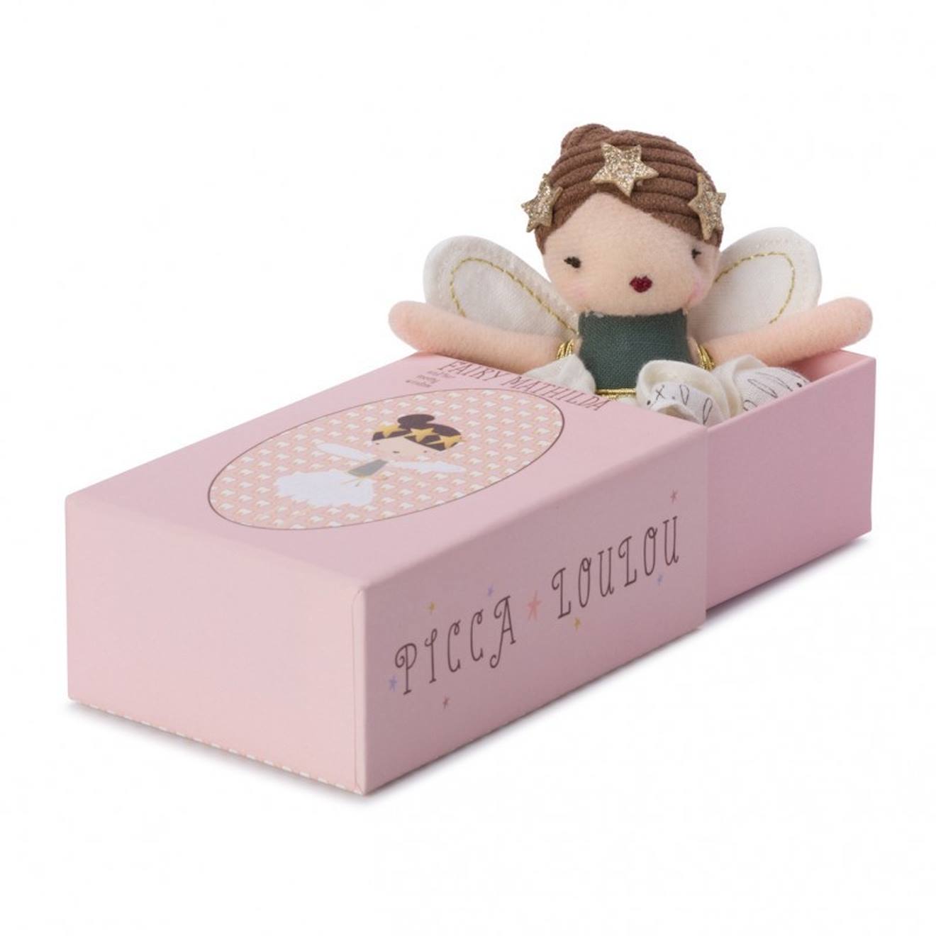 Picca Loulou - Mini Poupée Chiffon Dans La Boîte Fée Mathilda Multicolore