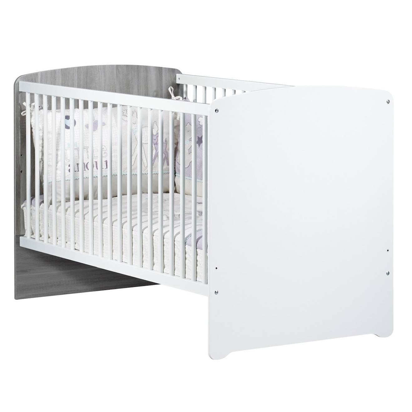 Lit Évolutif - Little Big Bed En Bois Gris