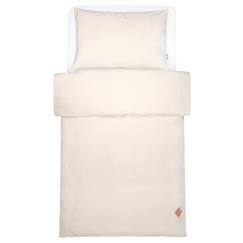 Linge de maison et décoration-Linge de lit bébé-Parure de lit bébé réversible housse de couette et taie d'oreiller en lin lavé