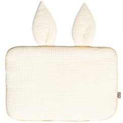 Chambre et rangement-Oreiller plat lapin en gaze de coton jeanne
