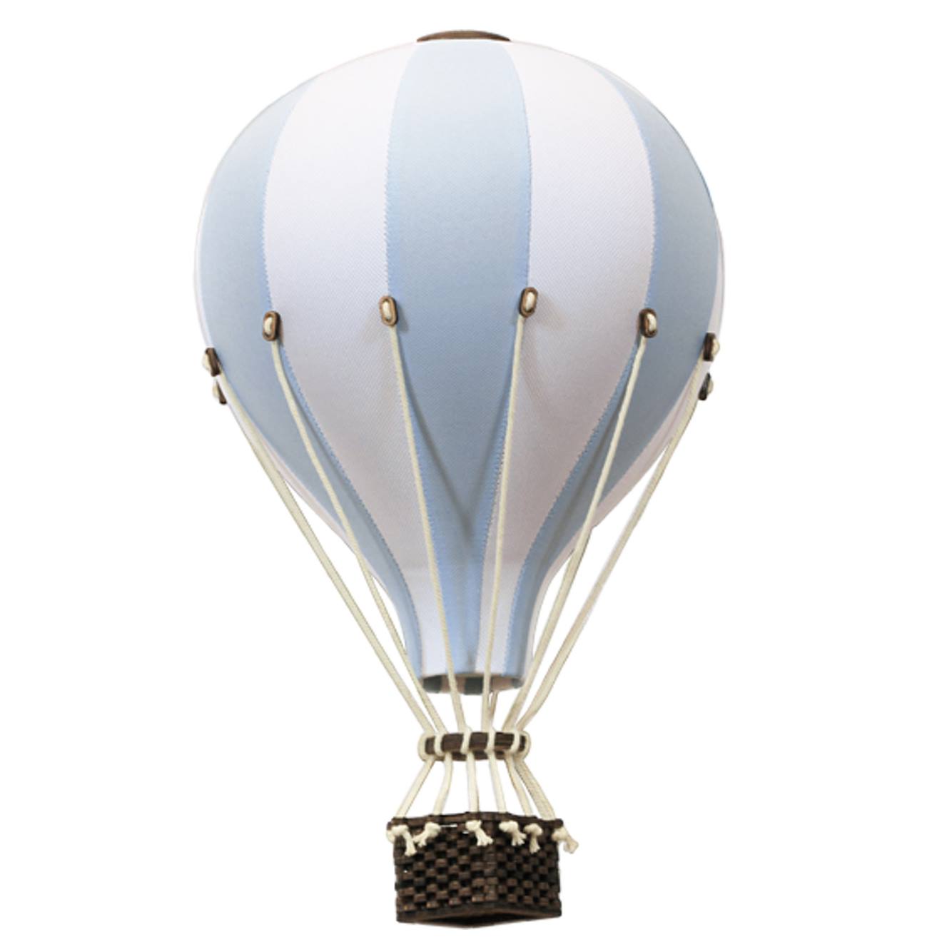 Montgolfière Décorative - Taille S Bleu Blanc