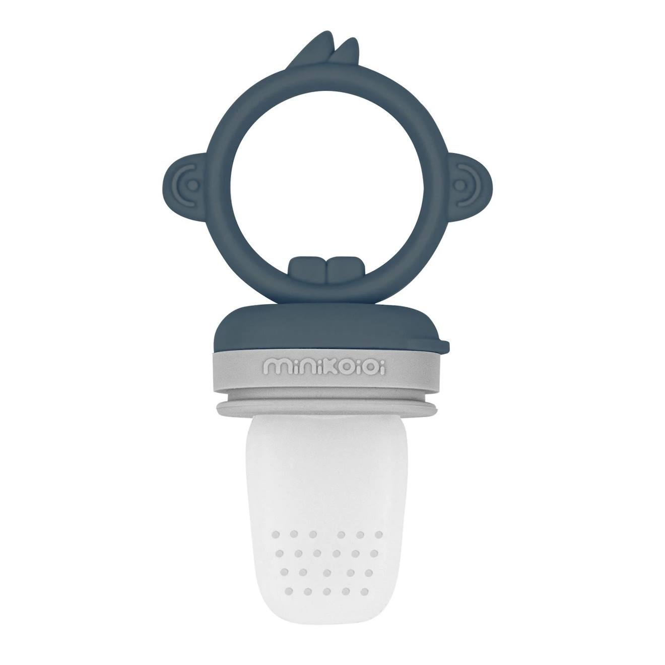Grignoteur Bébé En Silicone Innovant Bleu Marine