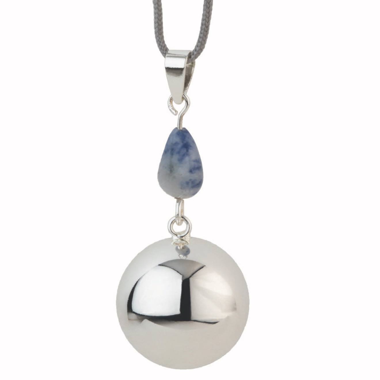 Bola De Grossesse Collier Bijoux Avec Pierre Argent