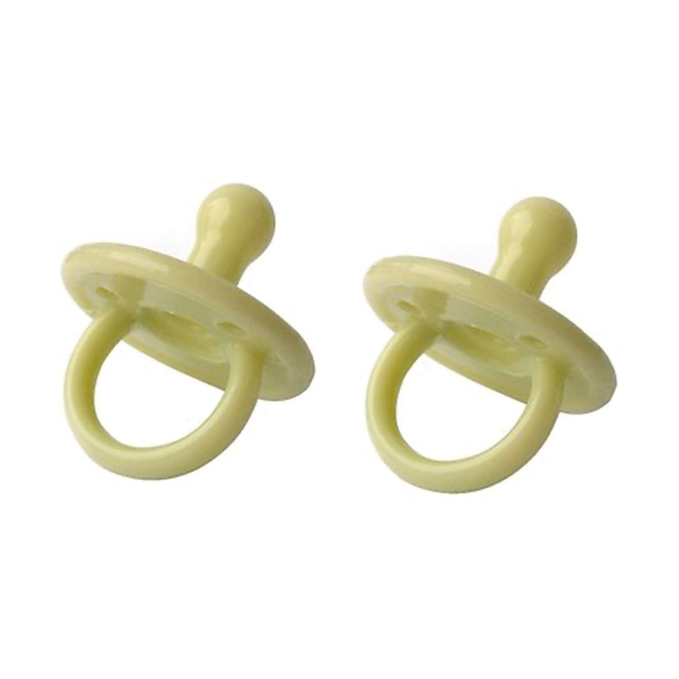 Lot De 2 Sucettes En Silicone Vert Pistache