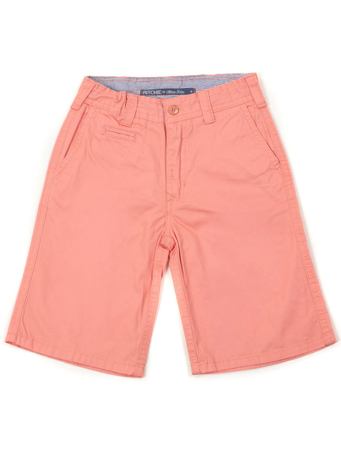 Bermuda Chino Bagoo Boy Rouge Clair