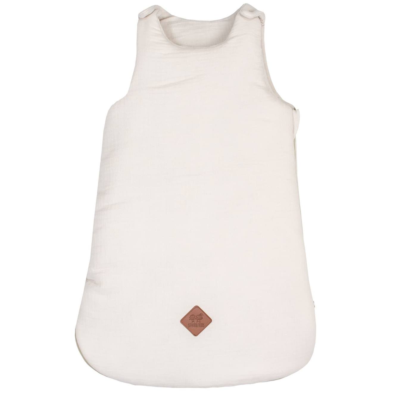 Gigoteuse Sans Manches En Gaze De Coton Jeanne Beige