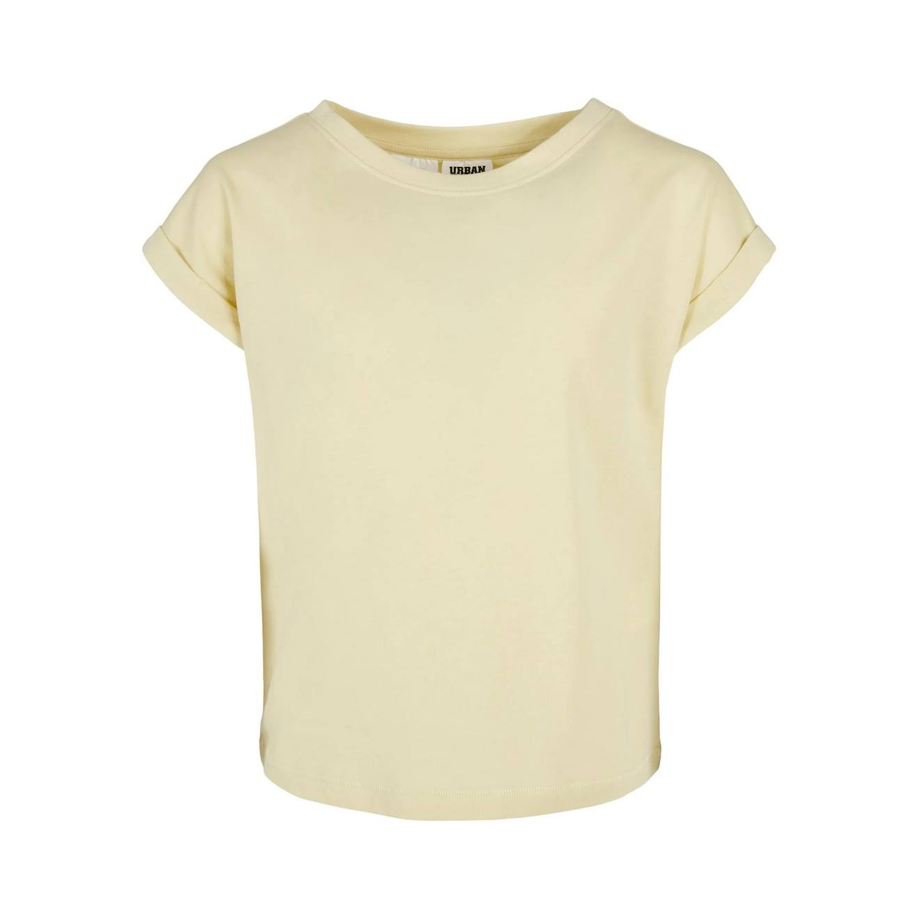 T-shirt Coton Bio Jaune Pâle