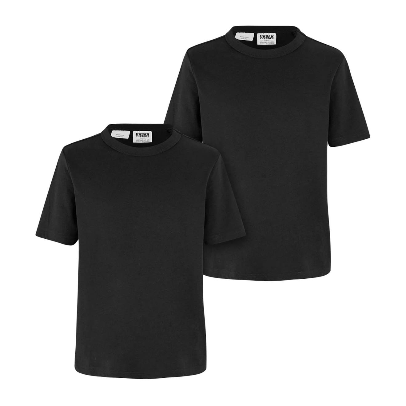 T-shirts Coton Bio Basic Noir