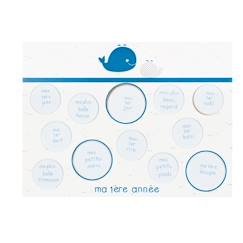 -Pèle-mêle 12 photos en bois - blue baleine