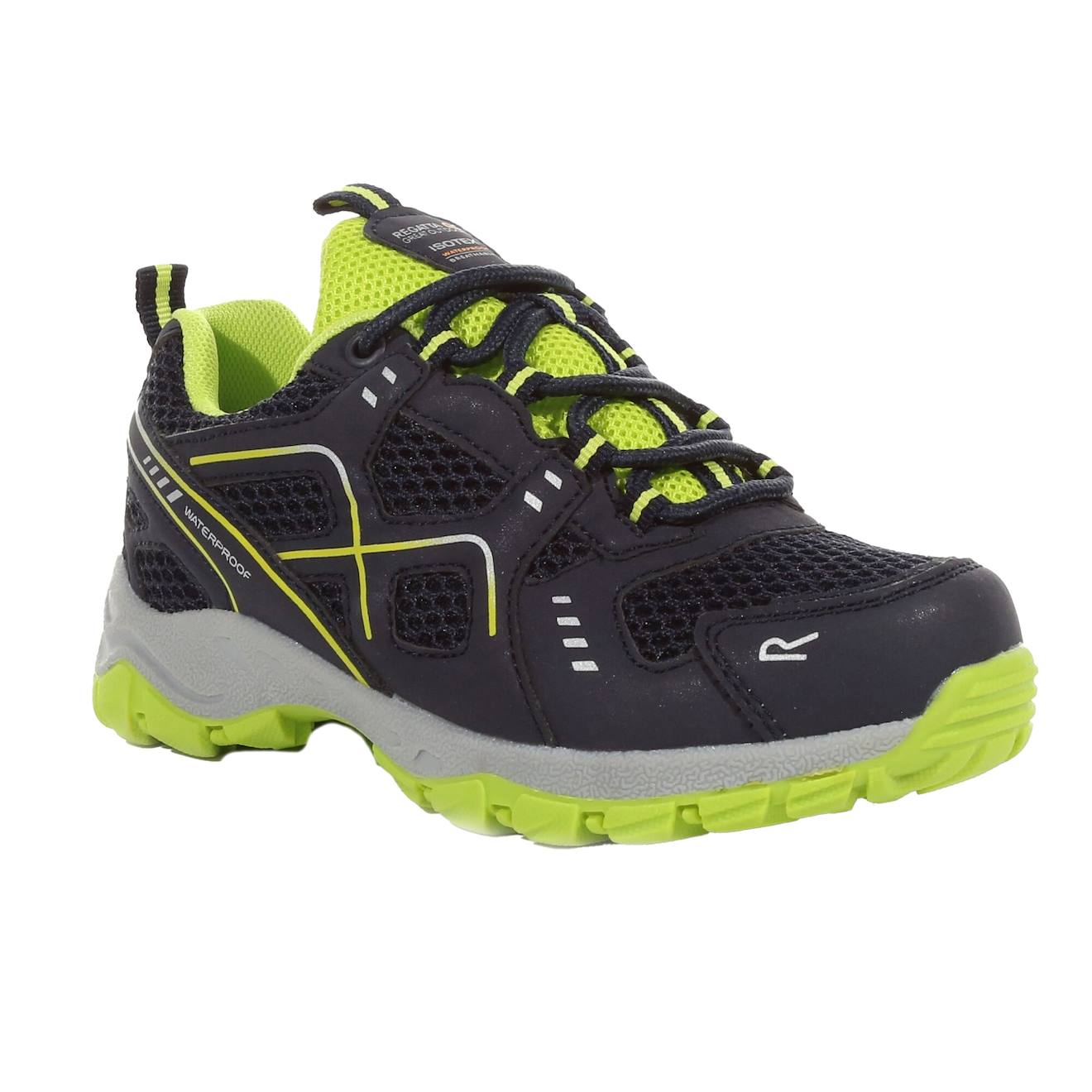 Chaussures De Marche Polyuréthane Vendeavour Bleu Marine / Vert Néon