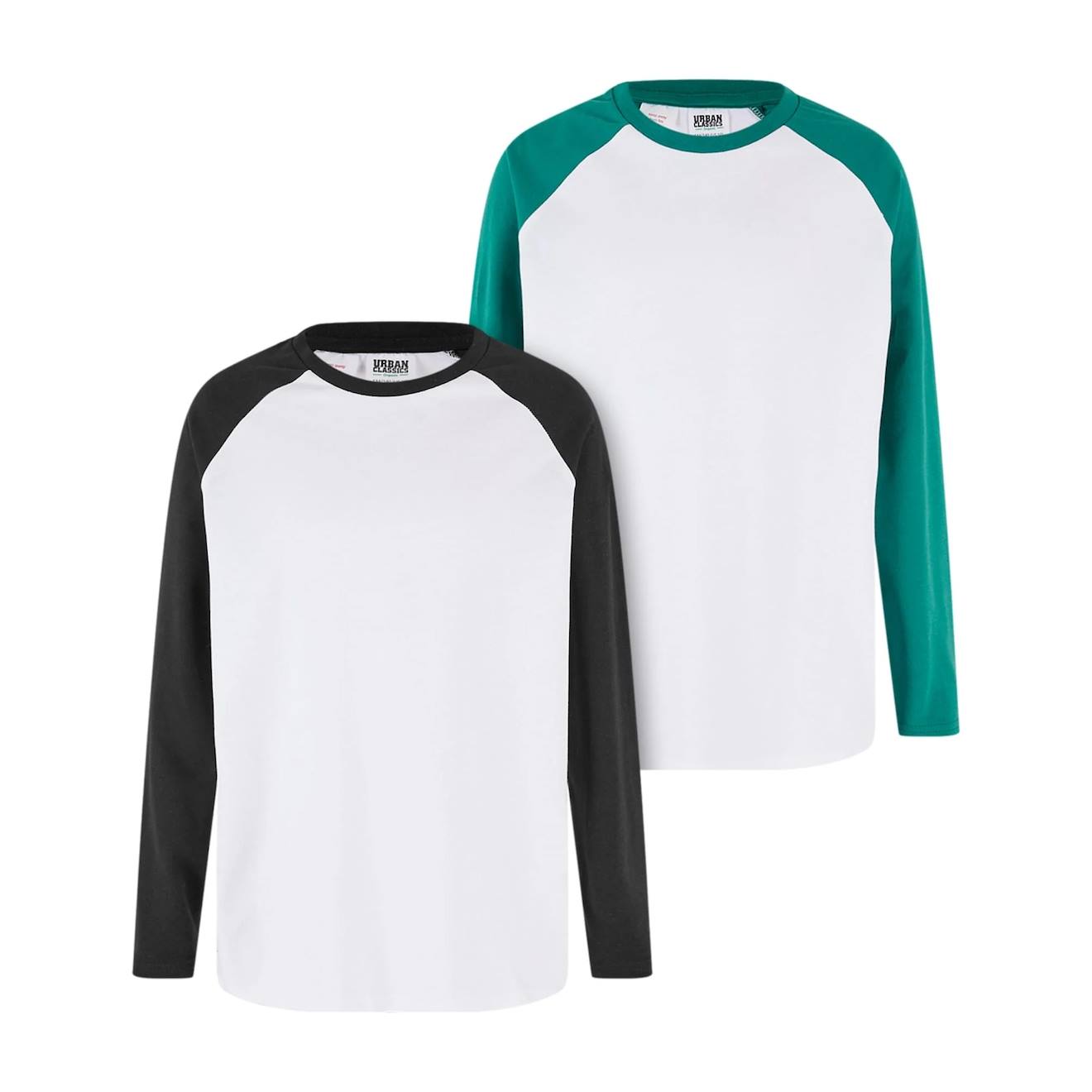 T-shirts Coton Blanc / Noir / Vert