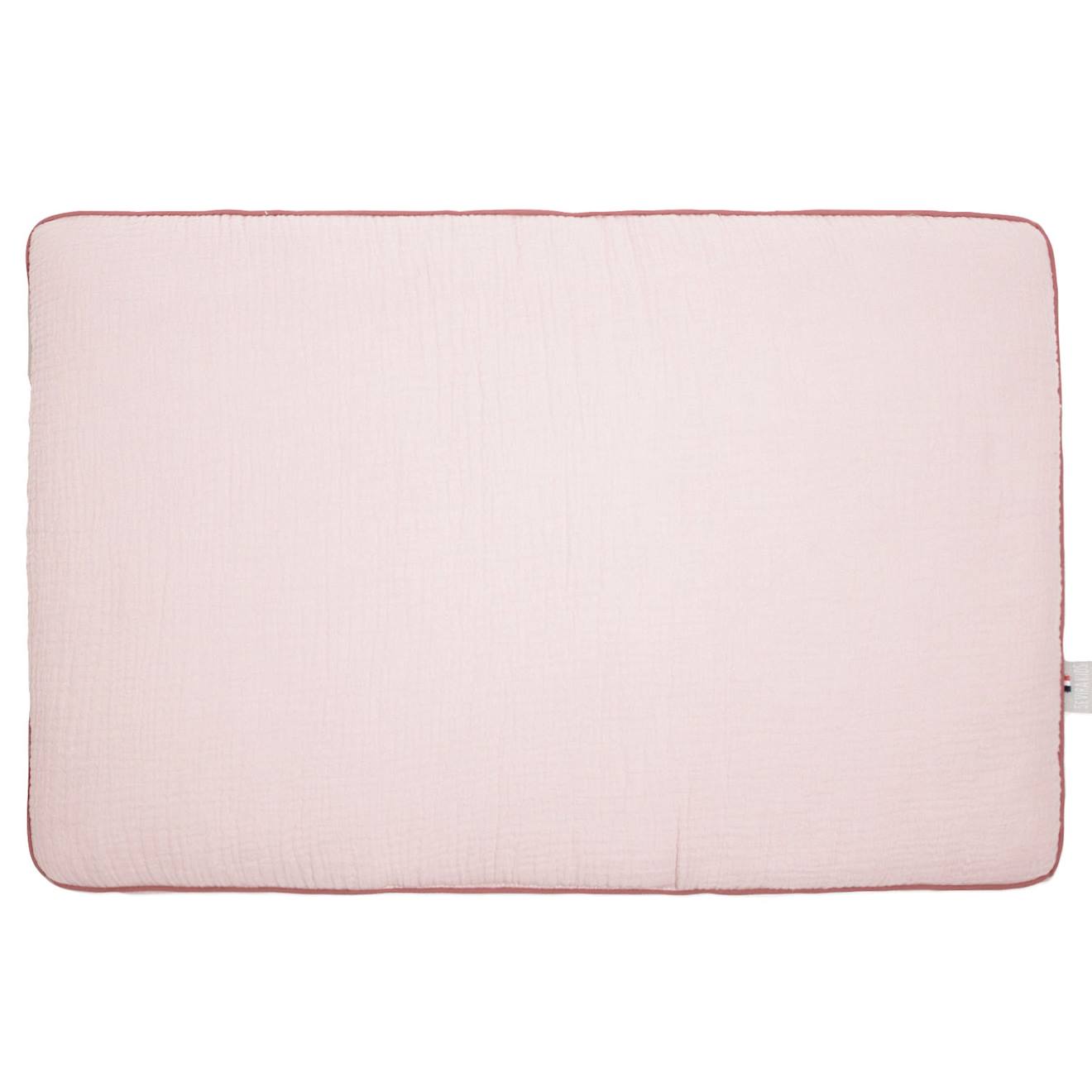 Oreiller Plat En Gaze De Coton Jeanne Rose