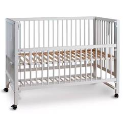 Chambre et rangement-Lit bébé cododo évolutif  hajo en bois