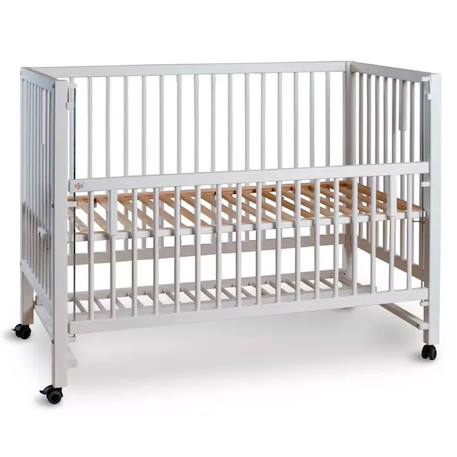 Tissi - Lit Bébé Cododo Évolutif Hajo En Bois Blanc