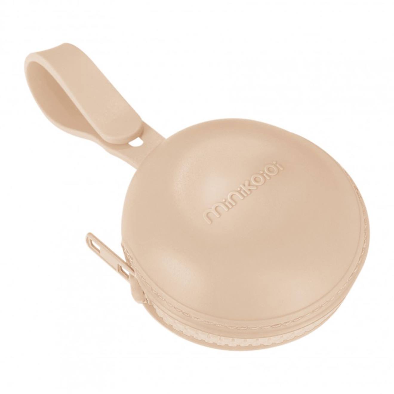 Boîte À Sucette Zippé En Silicone Nude