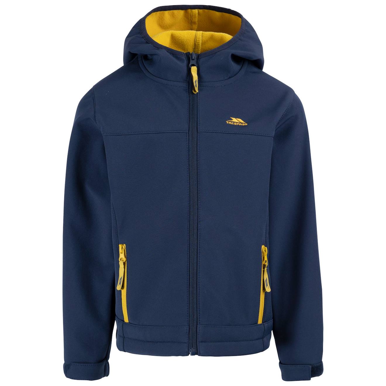 Veste Softshell Polyester Faster Bleu Marine / Jaune