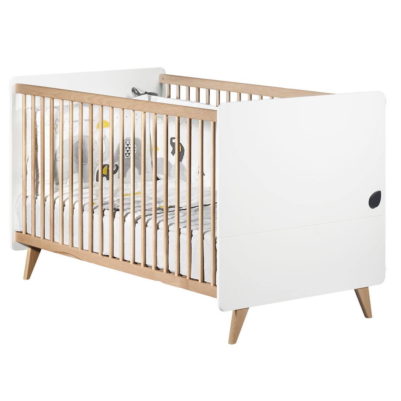 Lit Bébé Évolutif Blanc