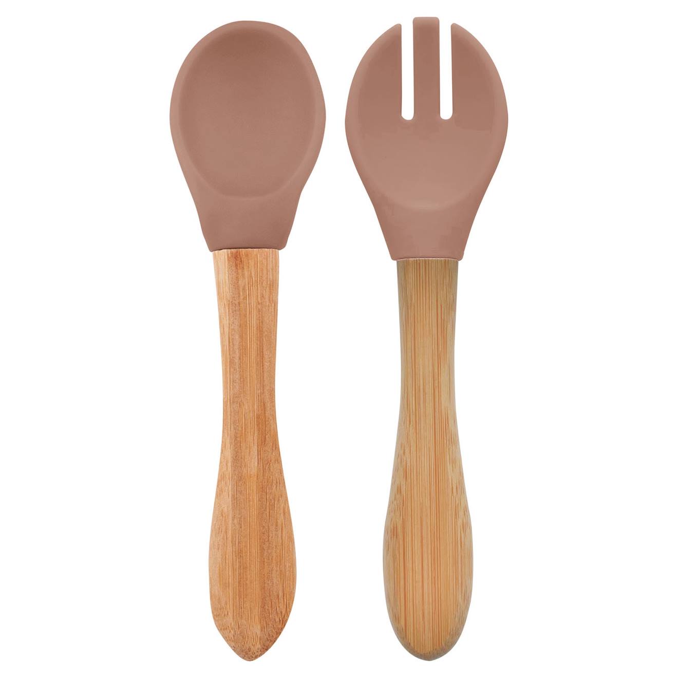 Set De Couverts Bébé Fourchette Et Cuillère Caramel