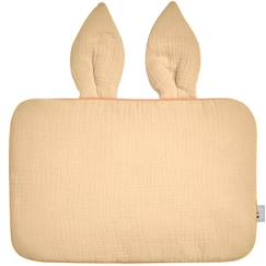 Chambre et rangement-Oreiller plat lapin en gaze de coton jeanne