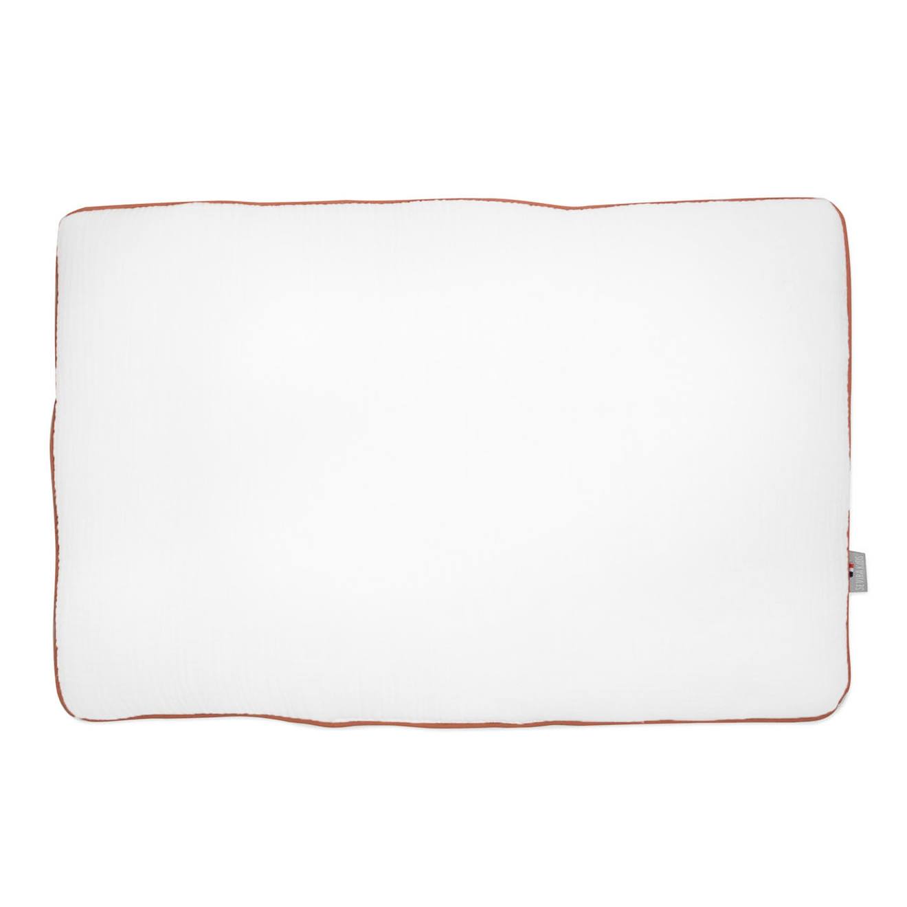 Oreiller Plat En Gaze De Coton Jeanne Blanc