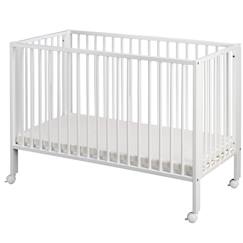Chambre et rangement-Lit pour enfant à barreaux pliable  avec matelas