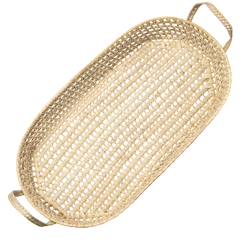 Chambre et rangement-Panier à langer en fibres naturelles