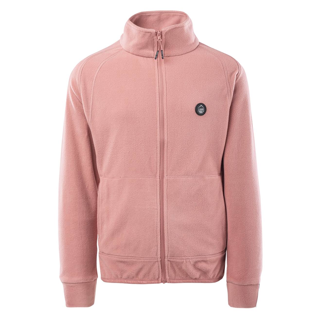 Veste Polaire Polyester Rivoli Rose Cendre