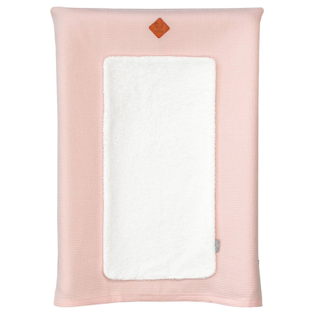 Housse De Matelas À Langer Nid D'abeille Rose