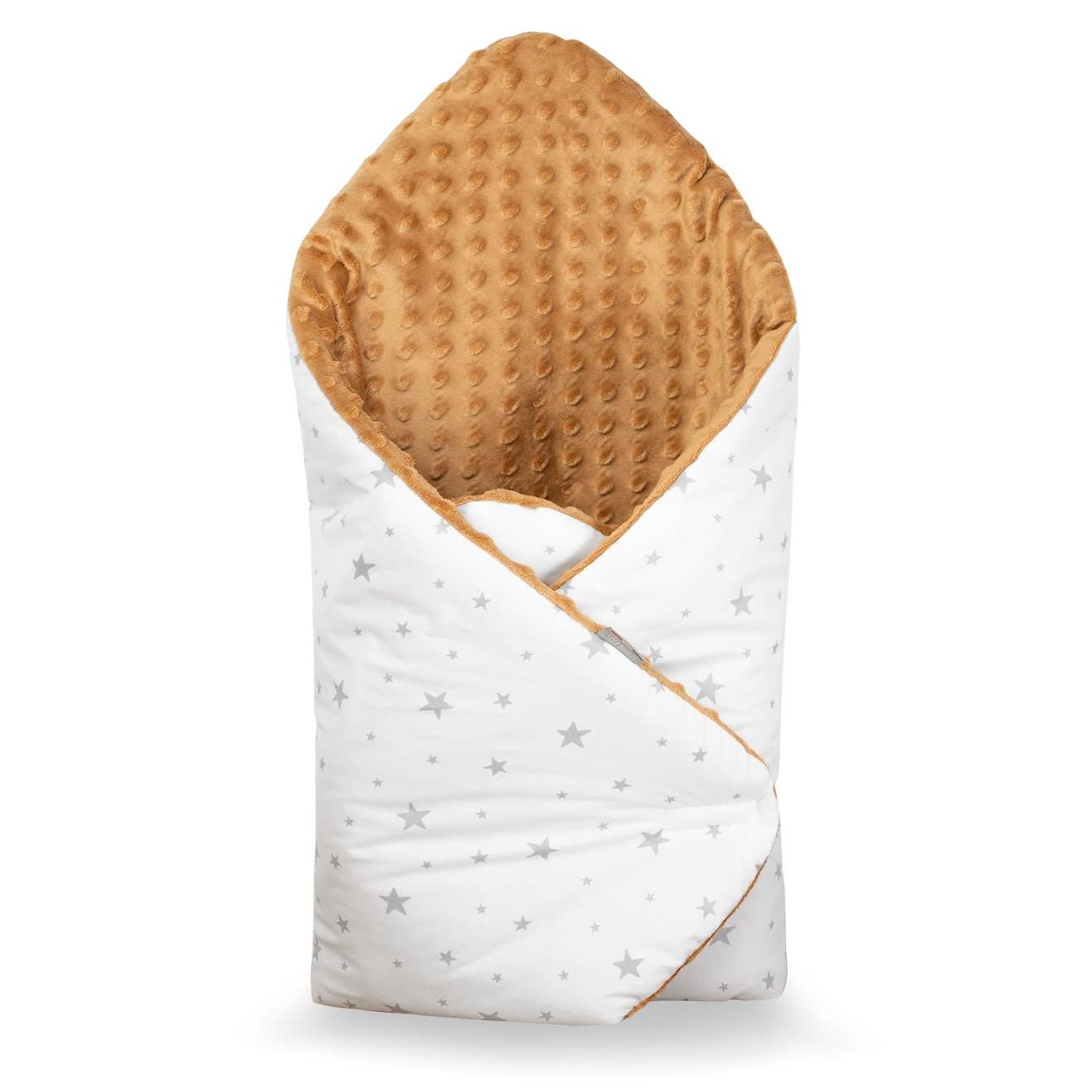 Couverture D'emmaillotage Minky Stella Camel