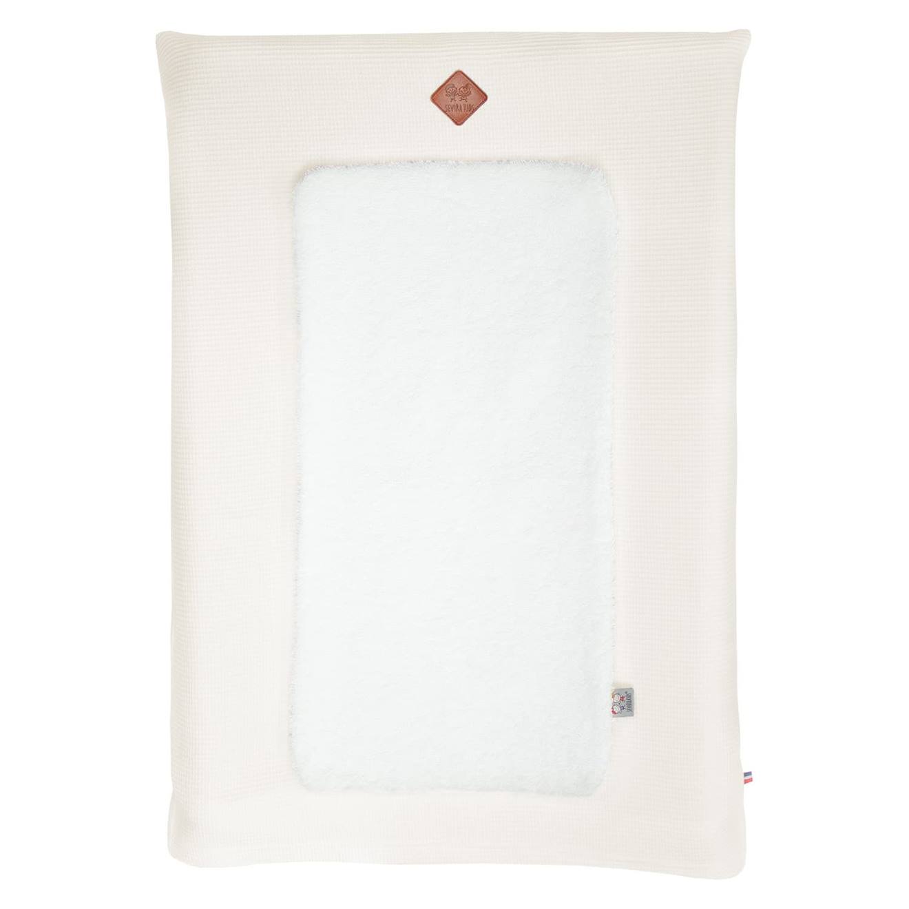 Housse De Matelas À Langer Nid D'abeille Écru