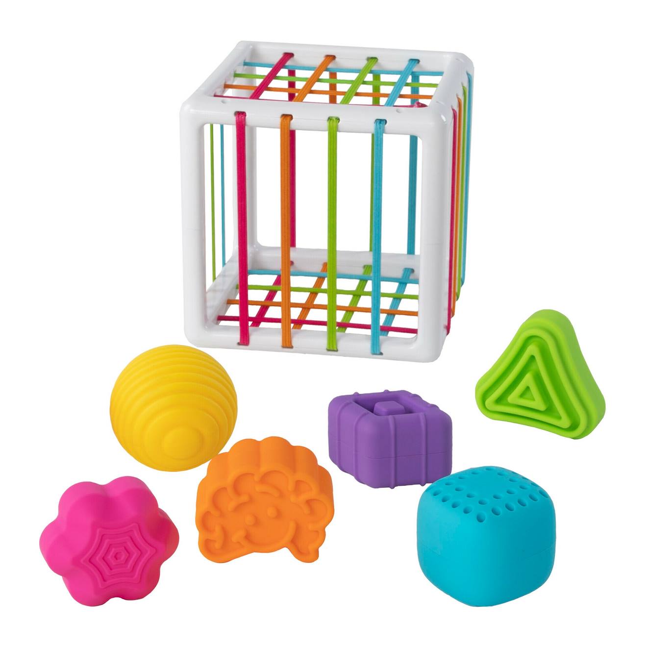 Innybin - Le Cube À Formes Sensorielles Multicolore