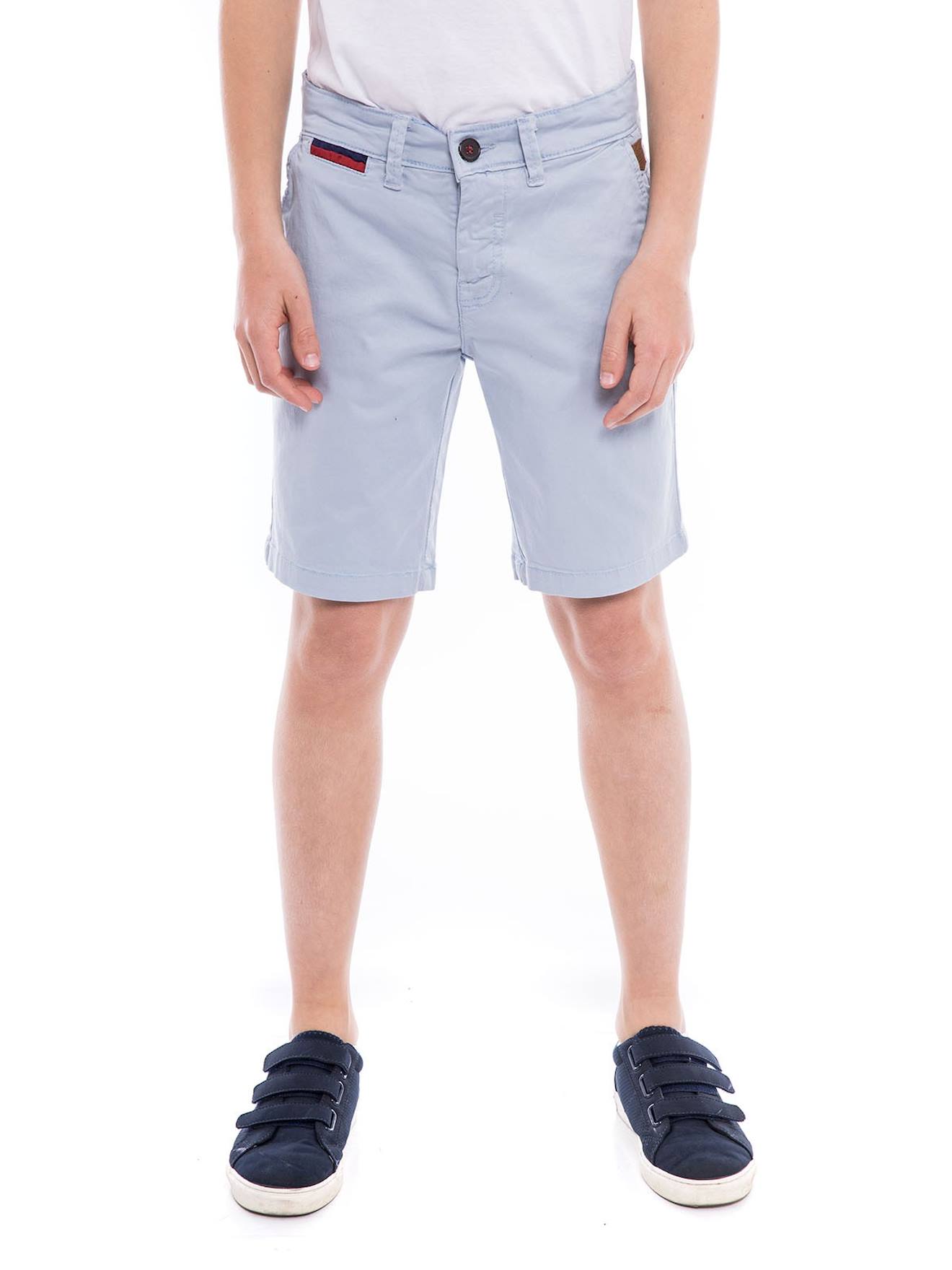 Bermuda Chino Slim Berkley Boy Bleu Ciel