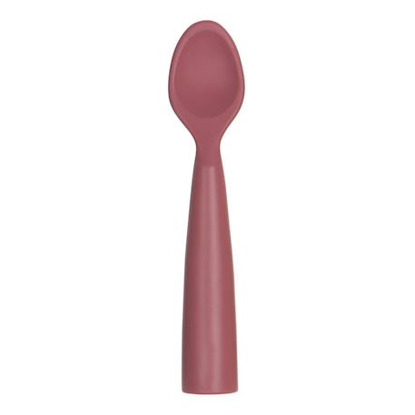 Minikoioi - Cuillère Bébé En Silicone Terracotta