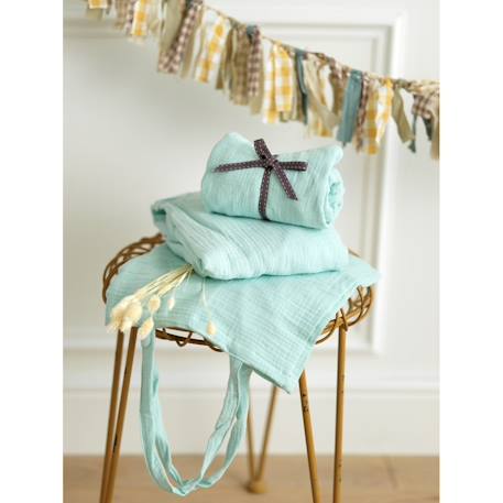 Lot 2 draps housse pour lit évolutif bébé en coton - original Blanc+Bleu ciel+Bleu nuit+Jaune+Rose 6 - vertbaudet enfant 