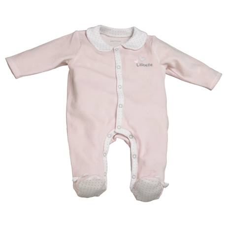Bébé-Pyjama bébé à manches longues en velours - lilibelle