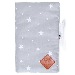 -Protège carnet de santé bébé en coton stella