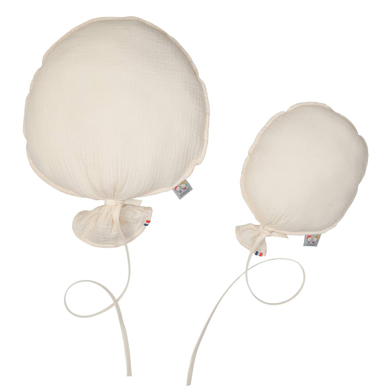 Ballon Mural Décoratif En Gaze De Coton 28cm Beige