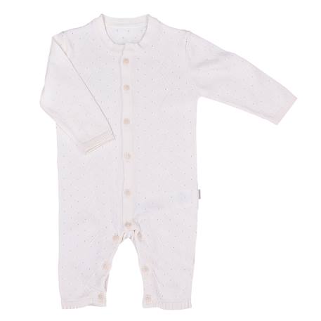 Bébé-Salopette, combinaison-Combinaison bébé en tricot de coton bio