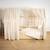 Ciel de lit cabane en gaze de coton duo 330 cm Beige+Blanc+Bleu+Camel+Écru+Gris+Marron+Rose+Terracotta+Vert 6 - vertbaudet enfant 