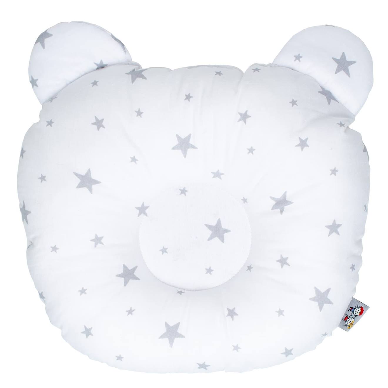 Coussin Anti Tête Plate En Coton Stella Blanc