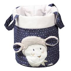 Chambre et rangement-Rangement-Lot de 3 corbeilles gigogne en tissu en coton - merlin